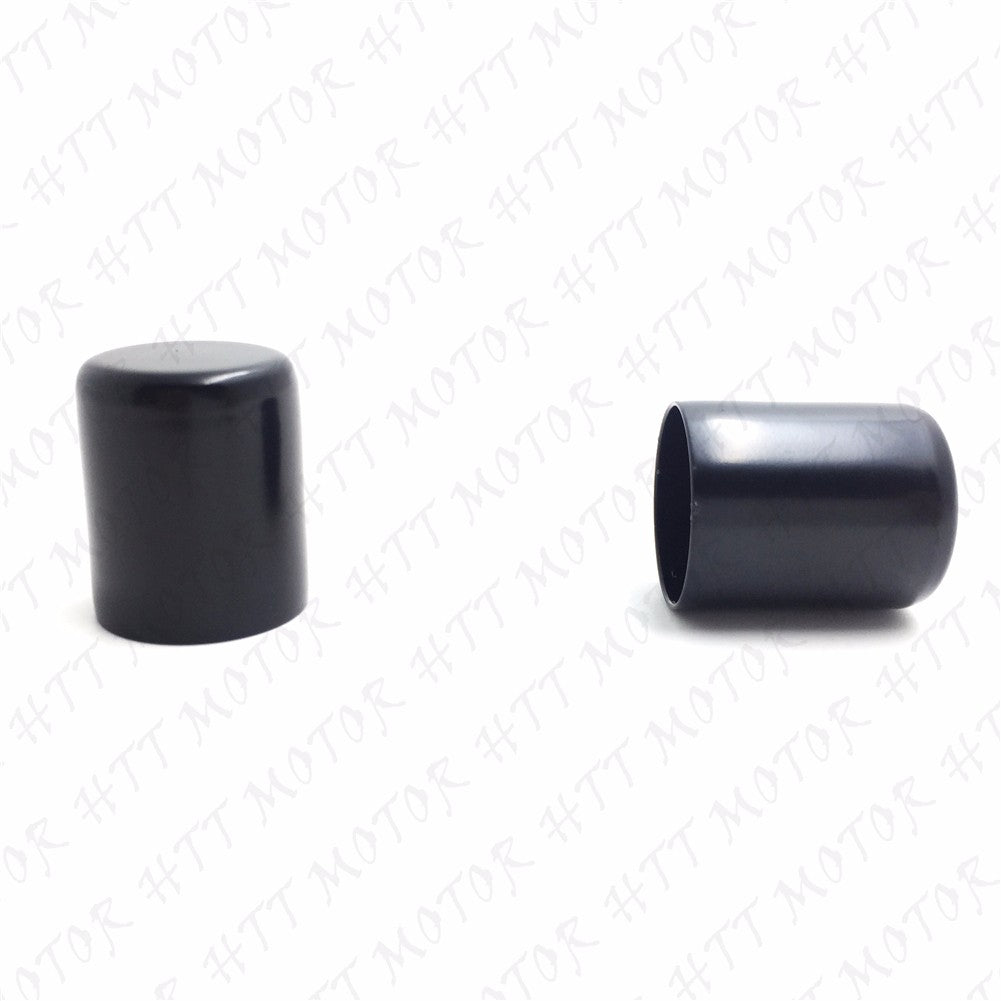 Pair Docking Hardware Point Cover For Harley Touring Sportster Softail Dyna Black