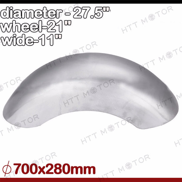 HTTMT- 11"wide Custom Rear Fender 21" wheel For Harley Softail 240/250/260 Wide Tire