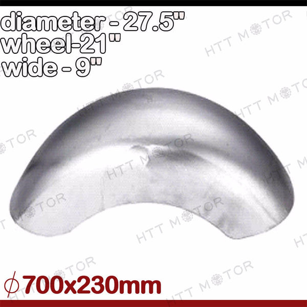 HTTMT- 9" Wide 21" WHEEL Rear Fender 180-210mm tires For Harley-Davidson Softail