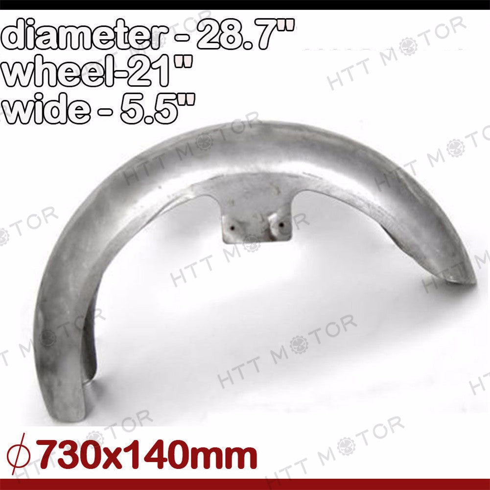 HTTMT- 5.5" Wide Front Fender 21" WHEEL For Harley Dyna Softail fit 110/120/130mm tires