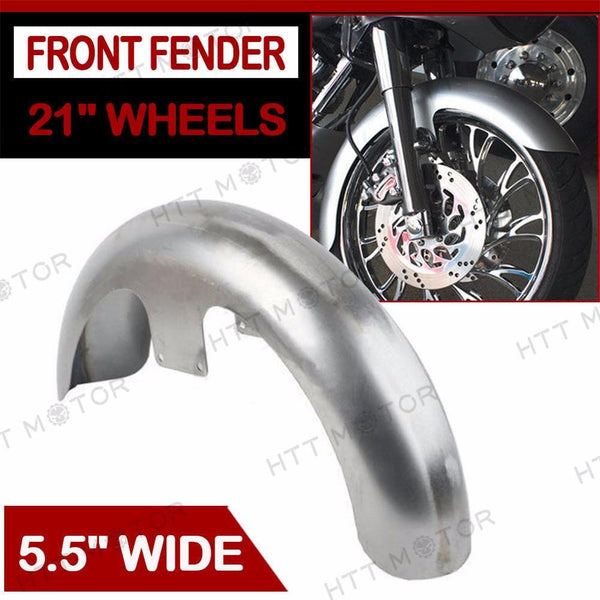 5.5" Wide Front Fender Fit Harley 21" Wheel Bagger Touring Street Glide Road FLH