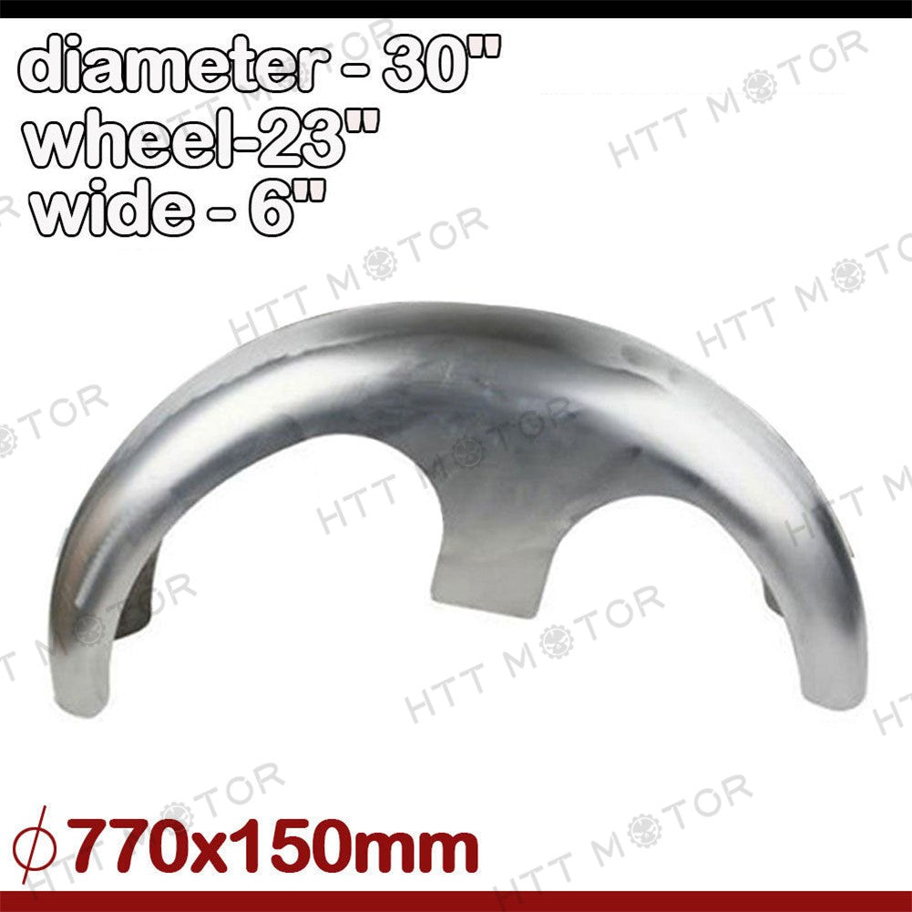 HTTMT- 23" WHEEL 120-140 Tires 6" Width Front Fender For Harley Electra Glide Road King