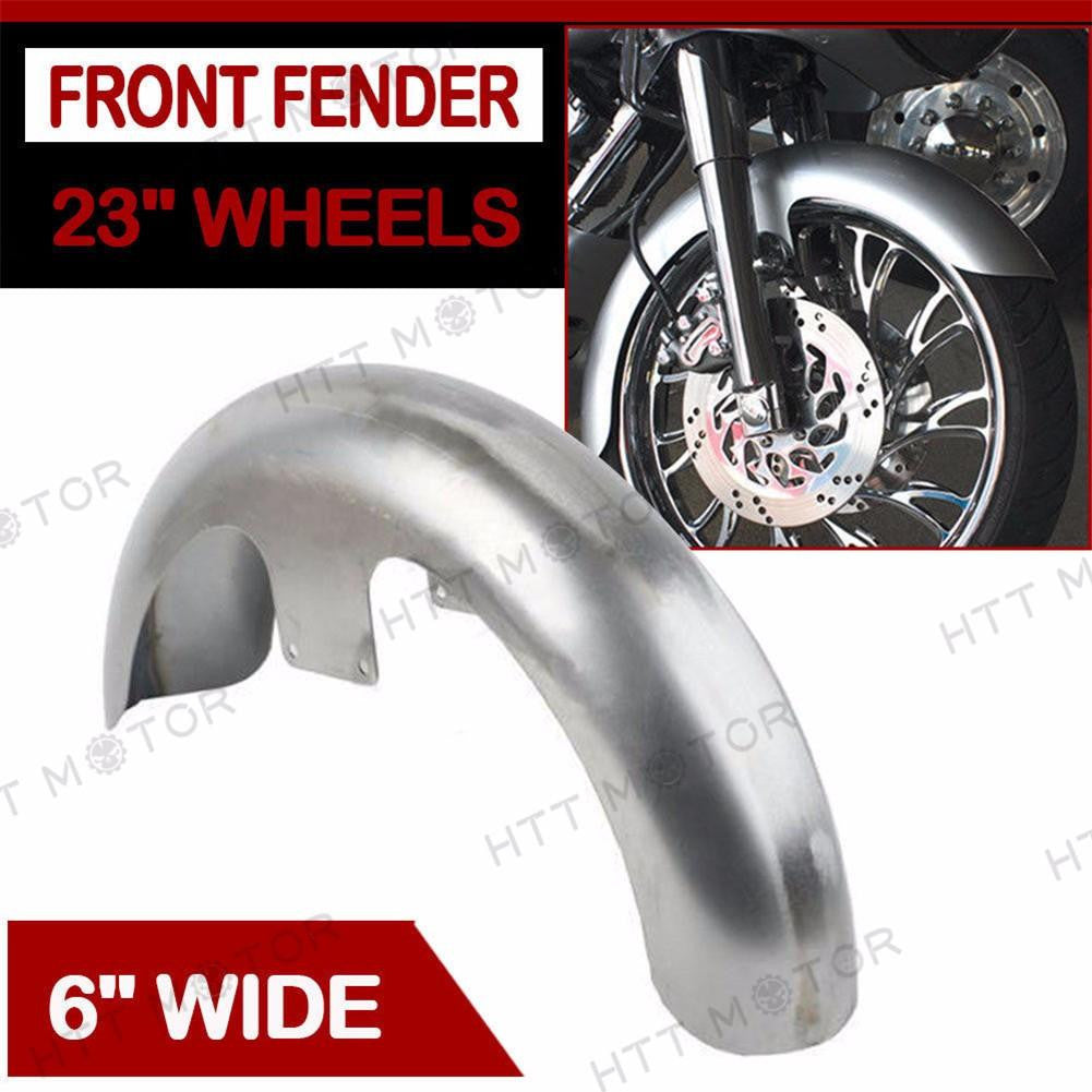 6" Wide Front Fender 23" WHEEL 120-130 Tires For Harley Touring FLH 1997-2013
