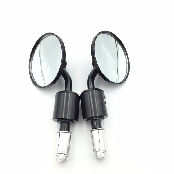 VMP Black Rear View Mirror Pair For Honda CB125R – Left & Right, Replacement Mirrors