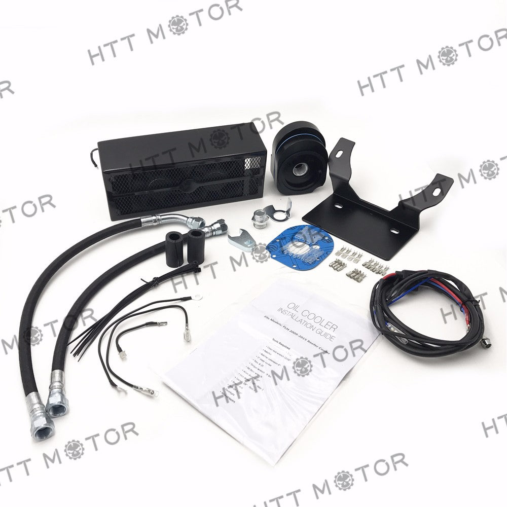 HTTMT- Motorcycle 2.0 Reefer Oil Cooler Fan Cooling System For Harley Touring 1999-2008