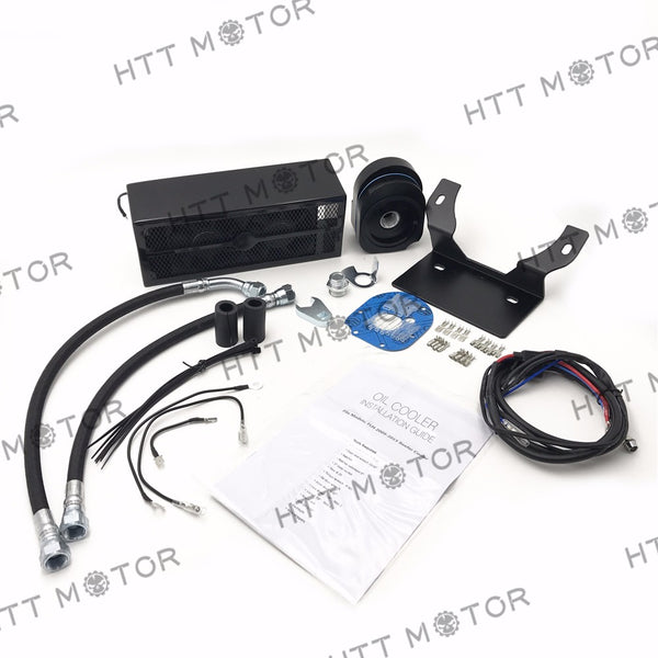 HTTMT- Motorcycle 2.0 Reefer Oil Cooler Fan Cooling System For Harley Touring 1999-2008