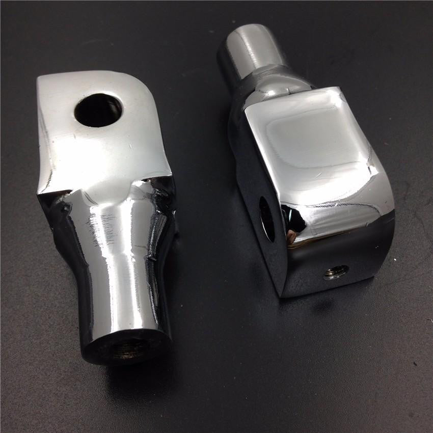 Chrome Foot Pegs installation Part Connection Fittings for Honda Shadow VTX Valkyrie Aero Spirit Magna VLX
