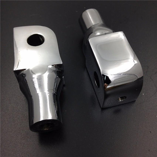Chrome Foot Pegs installation Part Connection Fittings for Honda Shadow VTX Valkyrie Aero Spirit Magna VLX
