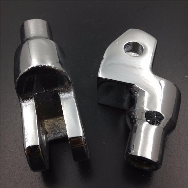 Chrome Foot Pegs installation Part Connection Fittings for Yamaha V-STAR 1100 650 V-MAX Virage