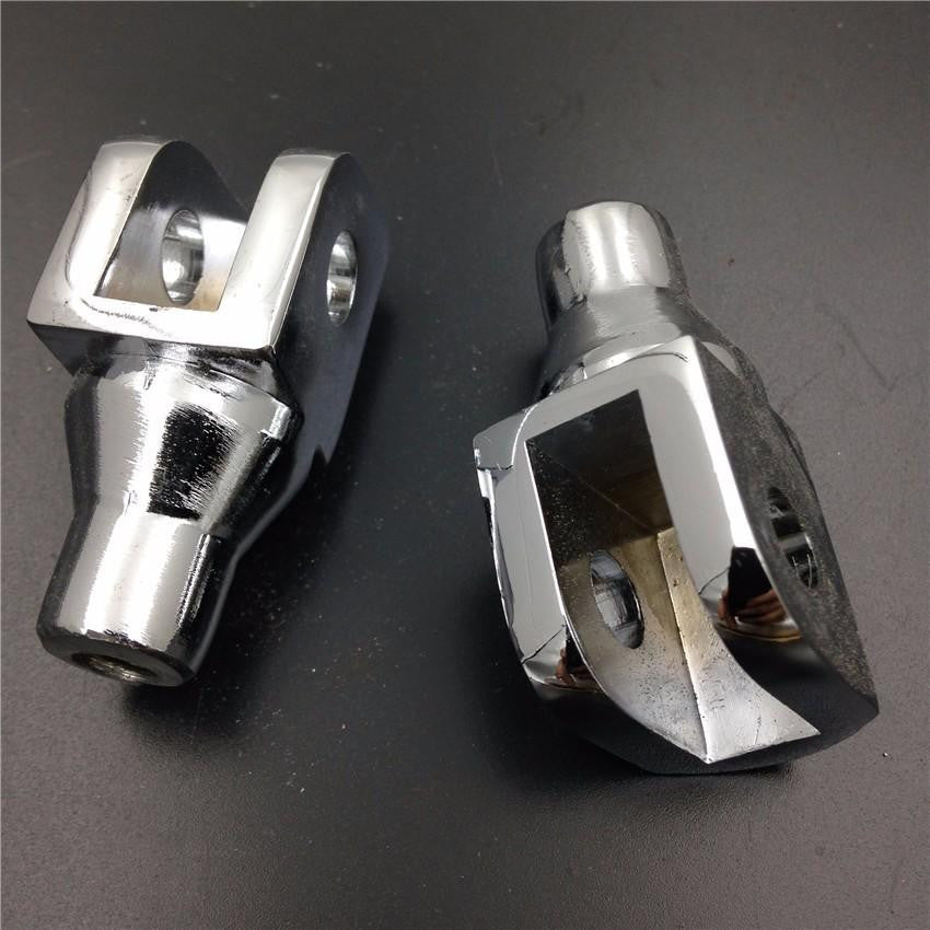 Chrome Foot Pegs installation Part Connection Fittings for Honda GL1800 Suzuki Boulevard M50 Volusia 800