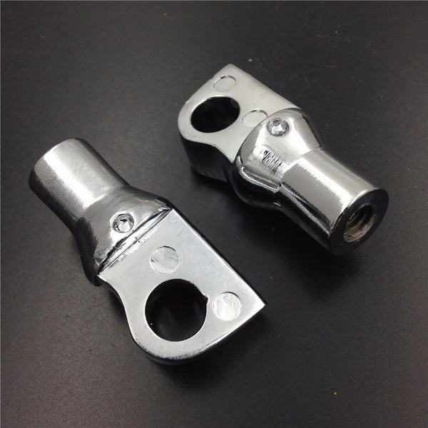 Chrome Foot Pegs installation Part Connection Fittings for Harley Touring Electra Glide Dyna