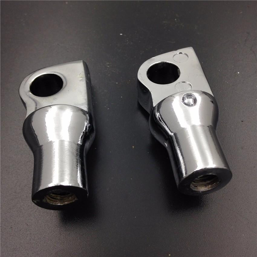 Chrome Foot Pegs installation Part Connection Fittings for Harley Tour ...