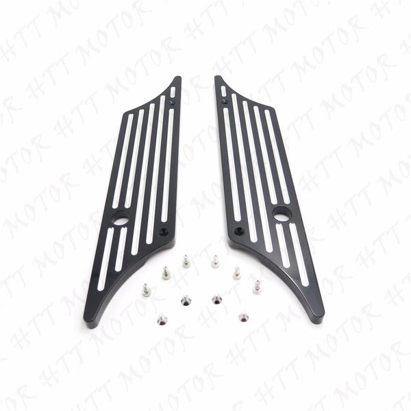 HTTMT Black Saddlebag-to-Fender Support Bracket For Harley FLT Touring 1984-2008
