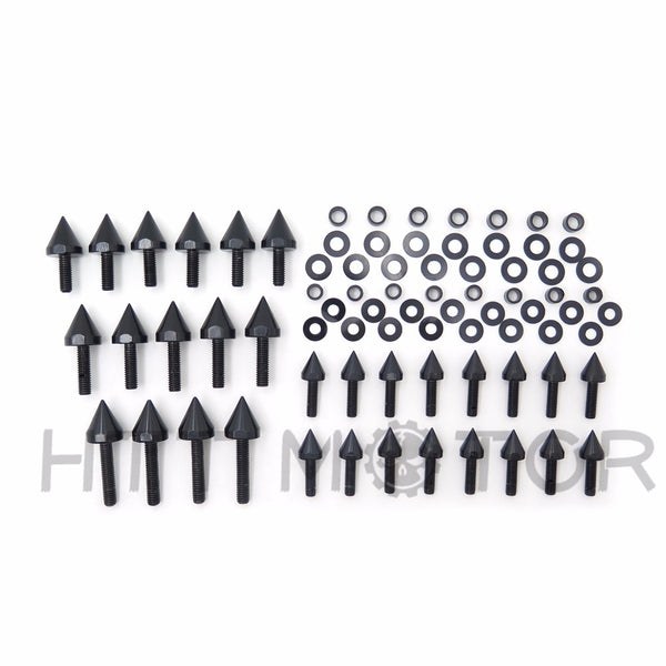 HTTMT Motorcycle Spike Fairing Bolts Kit For Suzuki GSXR 750 2001 2002 GSX-R 1000 BK