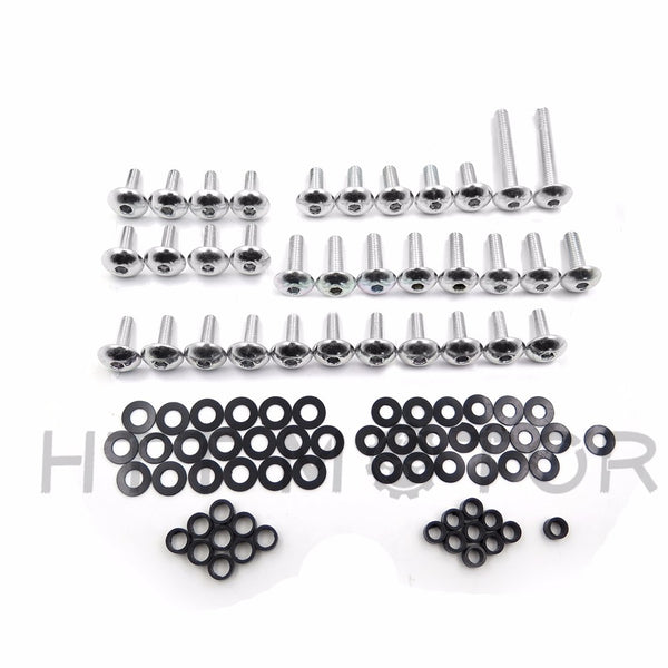 HTTMT Silver Normal Fairing Bolts For 1999-2007 Suzuki Hayabusa Gsx1300R Gsx-R 1300