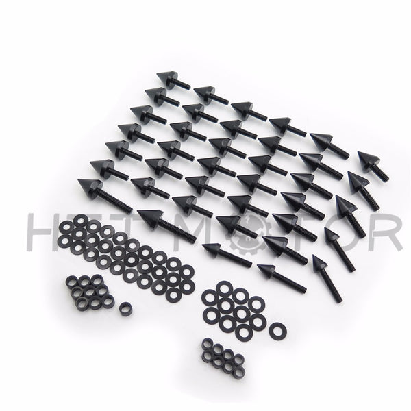 HTTMT Black Spike Fairing Bolts Kit For 2003-2007 Yamaha Yzf-R6 2006-2010 Yzf R6S