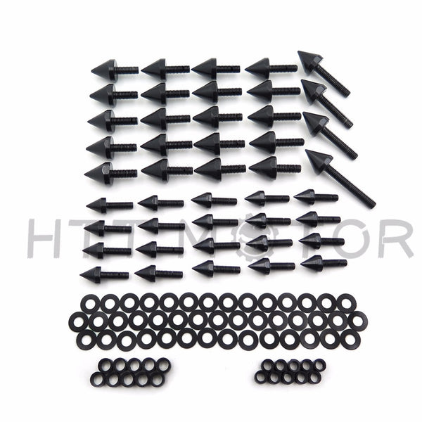 HTTMT Black Spike Fairing Bolts For 1999-2000 Honda Cbr 600 F4 2001-2007 Cbr600 F4I