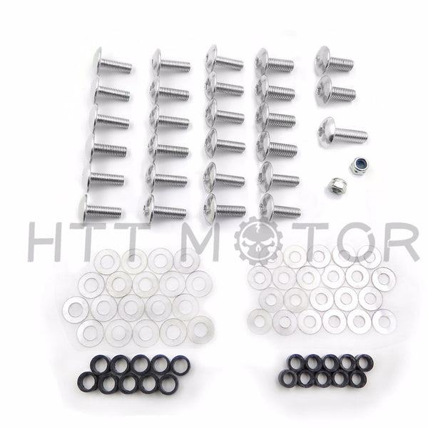 HTTMT Motorcycle Spike Fairing Bolts Kit For Honda CBR 900RR 929RR 954RR RR Silver