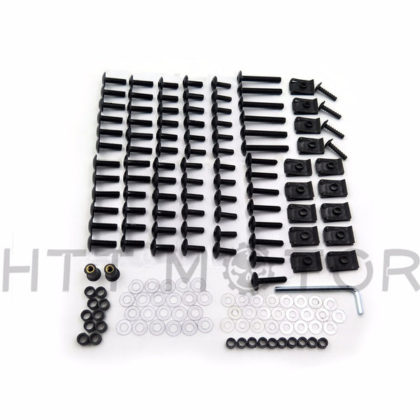 HTTMT Complete Fairing Bolts Screws Fasteners Kit For Honda CBR 954 RR 900 929RR Black