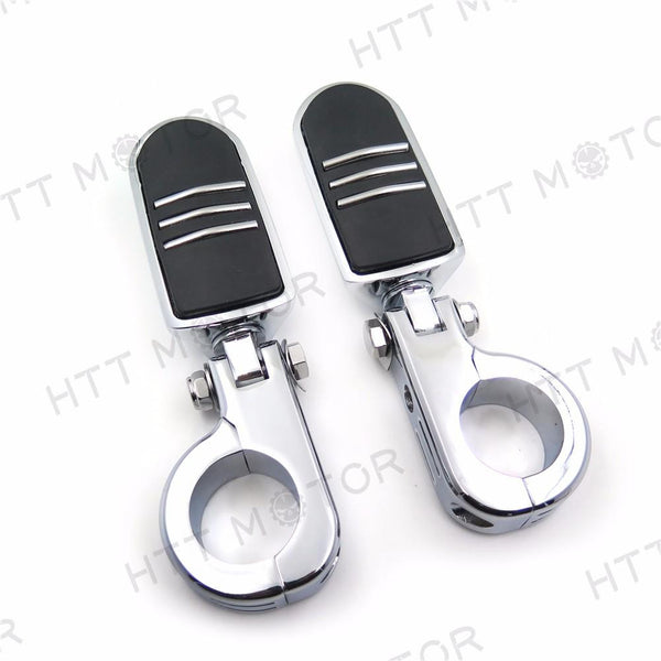 1.5" Highway Flame Foot Pegs P Clamps For Harley Sportster 883 1340 XL1200