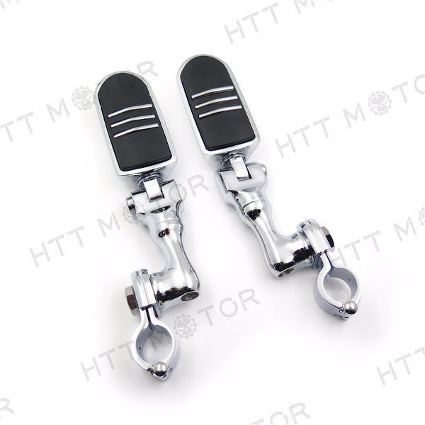 Lightning Short Angle Adjustable FootPeg For Triumph Rocket 1" 25mm Chrome