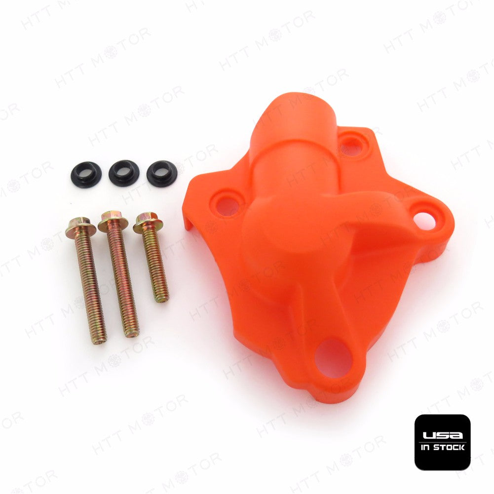 Orange Water Pump Cover Protector Fit KTM 250 EXC-F 350 XCF-W SIX DAYS 2014-2016