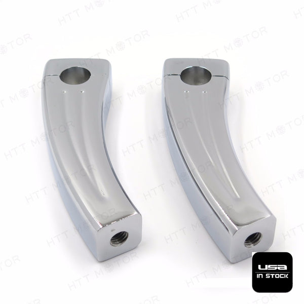 HTTMT- 5.5" Handlebar Pullback Risers for honda suzuki kawasaki yamaha (7/8" Bar) CD