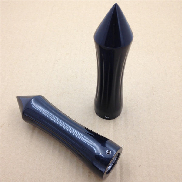 HTT Motorcycle Black Handle Grips 1" 25mm For Harley XL Sportster 883 1200/ Softail/ Dyna Wide Glide/ Kawasaki Vulcan 1500 Classic