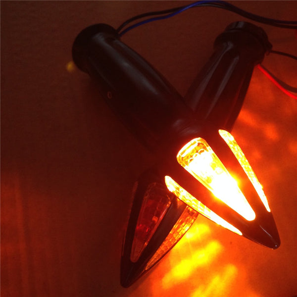 HTT- Motorcycle Chrome Hand Grips 7/8" 22mm For Yamaha V-Star Road Star Royal/ Honda Shadow Magna Vtx 1300 1800 Vt1300C/ Kawasaki Vulcan 1500 Classic  Nomad  Drifter