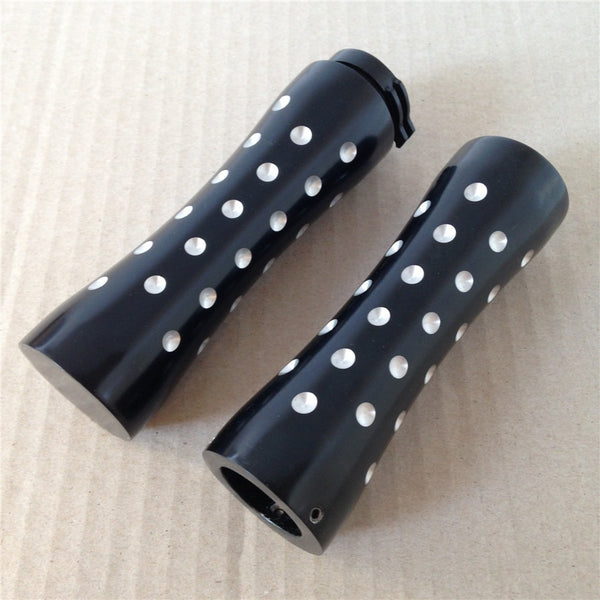 HTT Motorcycle Flame style 1" Hand Grips For Harley Sport Tour Glide FXRT Black