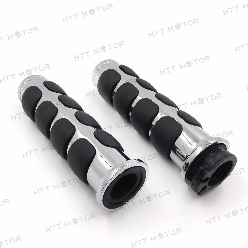 HTTMT- Motorcycle Hand Grips For Harley Davidson FXDL Dyna Low Rider/ Honda Shadow 1100 Spirit Sabre Aero ACE