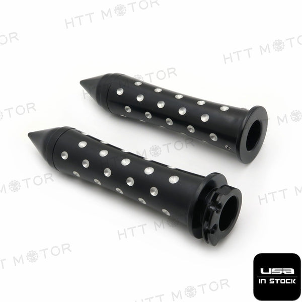 HTTMT- Motorcycle Spike Handlebar 7/8" Hand grips For Honda Suzuki Yamaha Kawasaki New