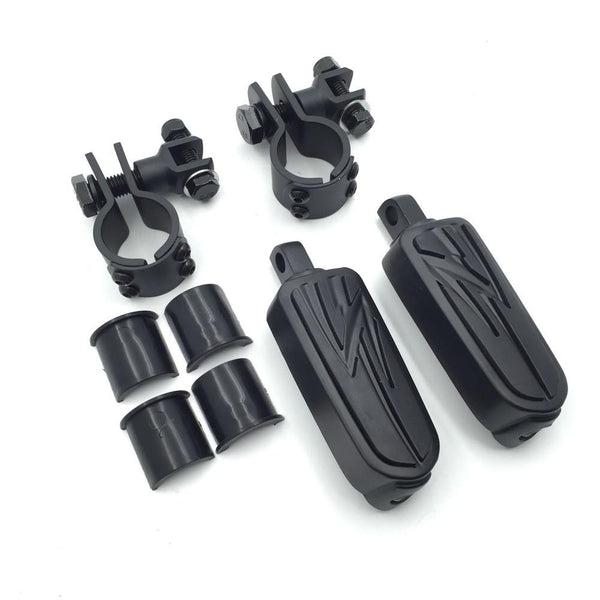 Highway Flame Foot Pegs Clamps mounting Bracket For YAMAHA V-STAR XVS1300 XVS650 XVS950 XVS1100