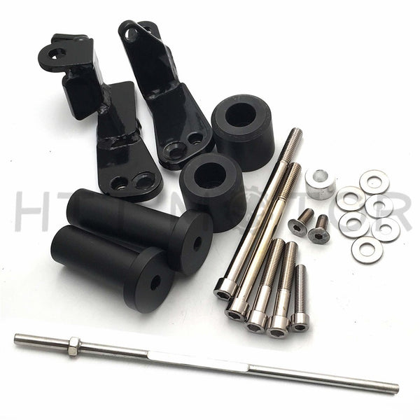 No Cut Frame Slider Protector For 1999-2007 Suzuki Hayabusa Gsx1300R Gsx-R Black