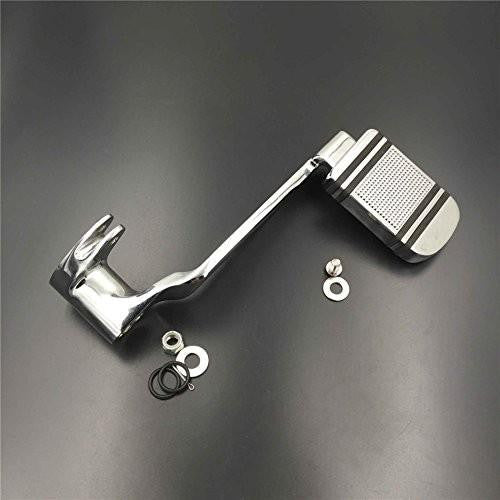 Brake Pedal Foot Lever w/ Foot Peg Footrest Fit 14-16 Road King Street Glide Chrome