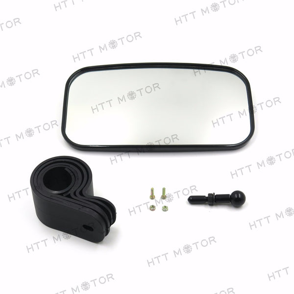 HTTMT- UTV Clear View Center Mirror High quality Housing Shatter-Proof Tempered Glass
