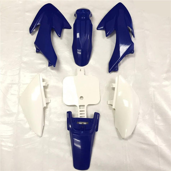 HTT Motorctcly Blue Plastic Fender Kit Body Work Fairing Kit For Honda CRF XR XR50 CRF50 Clone 125CC Pit Dirt Bike