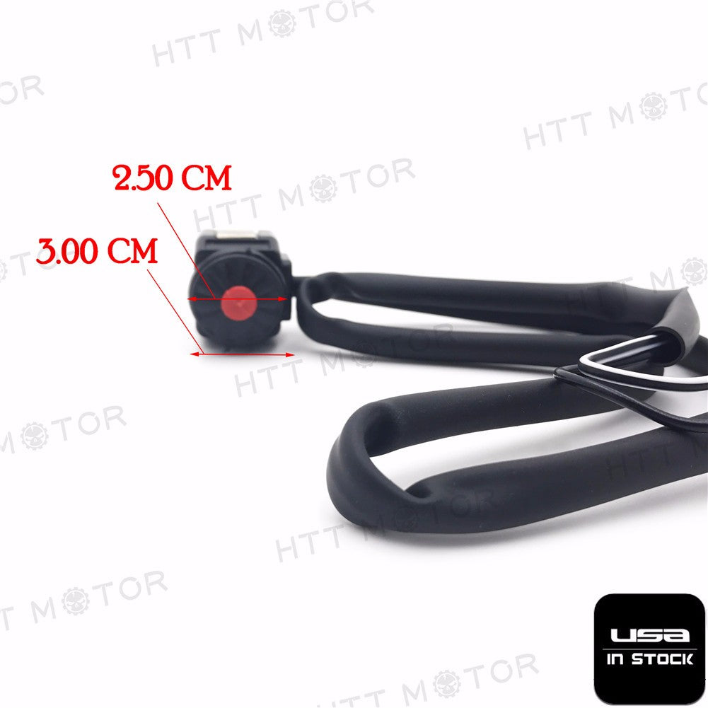 HTTMT- 7/8" Kill Stop Handlebar Control Switch Horn Button For Motorcycle Quad ATV New
