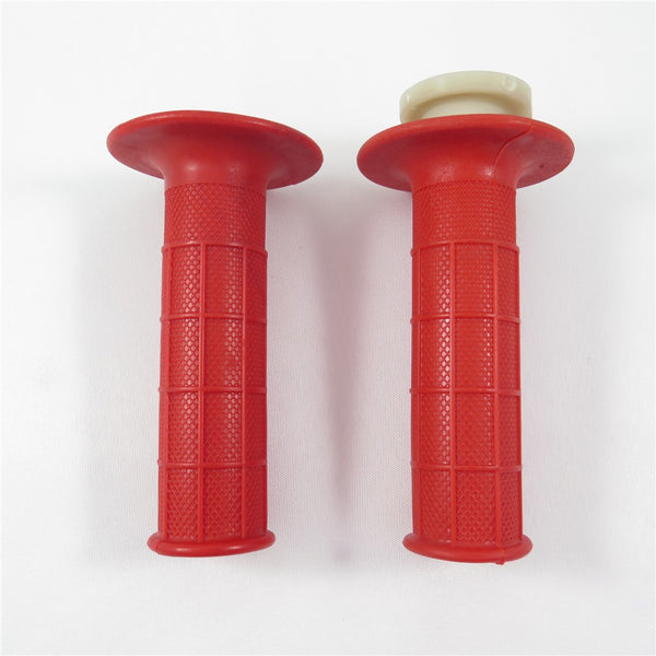 HTT Motorcycle Red 25mm 1" Hand Grips For Sport Bike Dirt Bike Offroad KTM Honda APRILLA BMW DUCATI TRIUMPH HONDA YAMAHA KAWASAKI SUZUKI