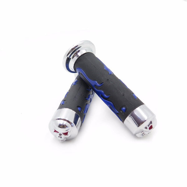 Comfort Blue Gel Hand Grips 22mm 7/8" For Sportsbike Motorcycle ATV KTV Honda CB