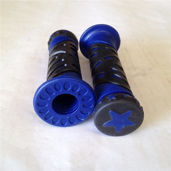 Sport Bike Dirt Bike Motorcycle Star Gel Style H Grips Blue MOTORCYCLE APRILLA BMW DUCATI TRIUMPH HONDA YAMAHA KAWASAKI SUZUKI Polaris Suzuki Yamaha  Offroad KTM DIRT BIKE(7/8" LEFT 1" RIGHT)