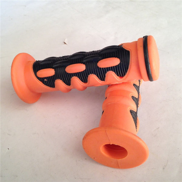Sport Bike Motorcycle Comfort Gel Style H Grips Orange MOTORCYCLE APRILLA BMW DUCATI TRIUMPH HONDA SUZUKI Polaris Suzuki Yamaha Dirt Bike Offroad KTM DIRT BIKE(7/8" LEFT 1" RIGHT)