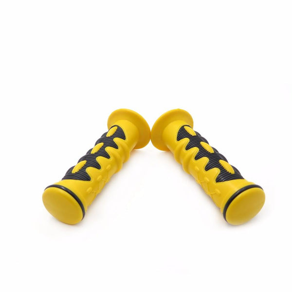 Comfort Yellow Gel Hand Grips 25mm 1" For Sportsbike Motorcycle ATV KTV Honda CB