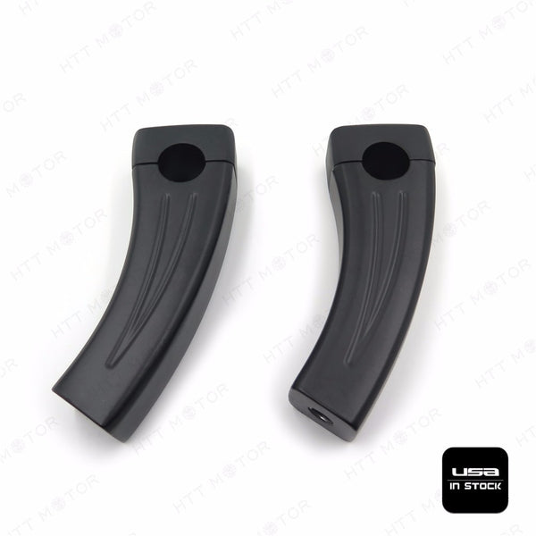 HTTMT- 4.5" Black Motorcycle Handlebar Pullback Risers for universal bikes (7/8" Hole Size Bar)