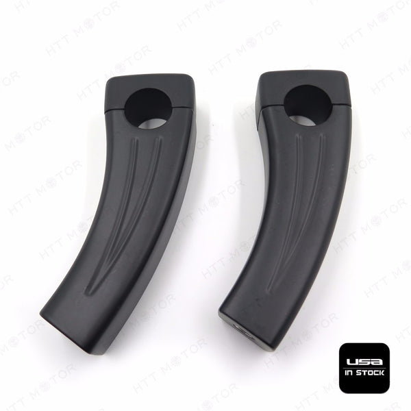 HTTMT- 4.5" Black Motorcycle Handlebar Pullback Risers for universal bikes (1" Bar)