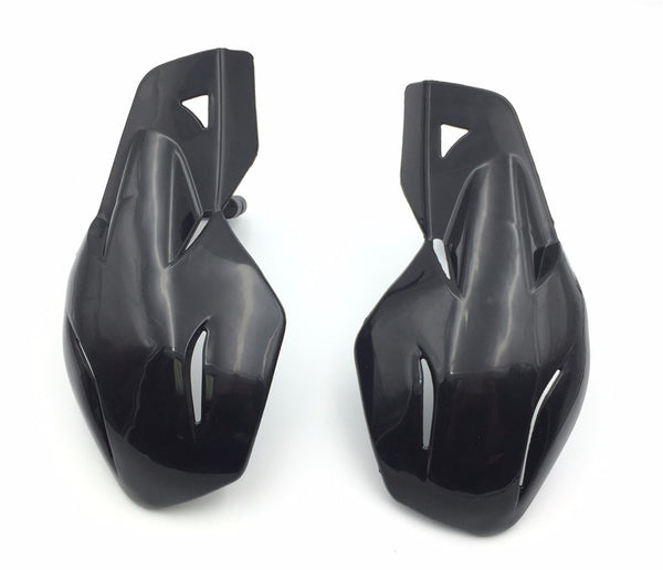 HTT Motorcycle Black Hard Plastic Reinforced Hand Guards For Snowmobile Polaris RMK Ski-Doo Sno Pro Vector Phaser Indy Honda Yamaha Suzuki KTM ATV