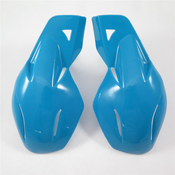 HTT One Pair Blue Plastic Compatition Racing Dirt Bike ATV Mx Motocross Supermoto Motorcycle Hand Guard Handguards Fits 7/8