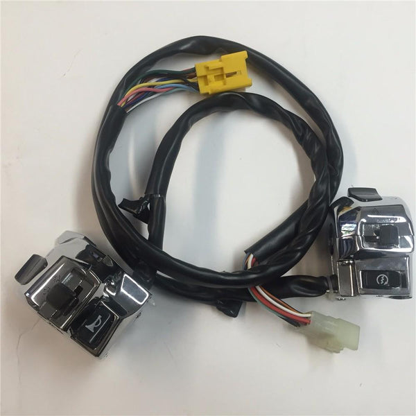 HTT Chrome LEFT Switch Fit for Fit for Suzuki GSX-R600/GSX-R750/GSX-R1000/TL1000/Hayabusa GSX1300R US Model