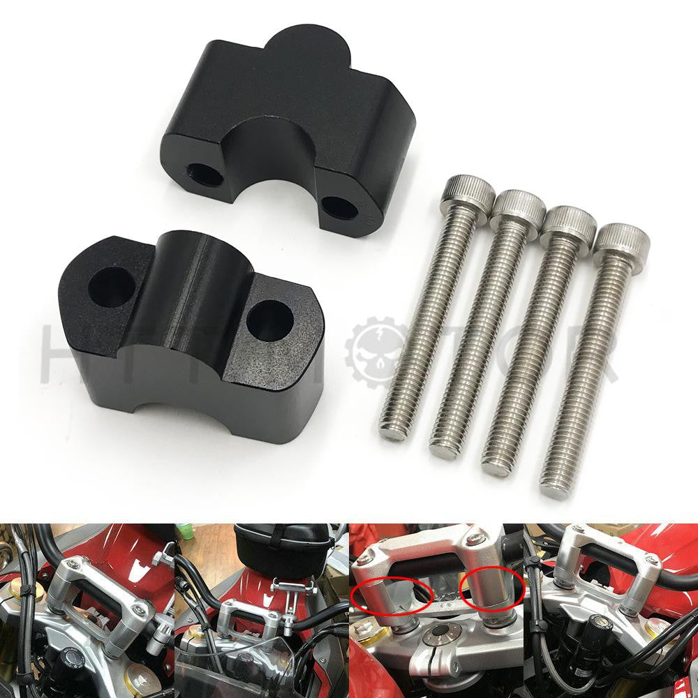 Handlebar Riser 30mm Height up Adapters For BMW G310R G310GS 2017-2018