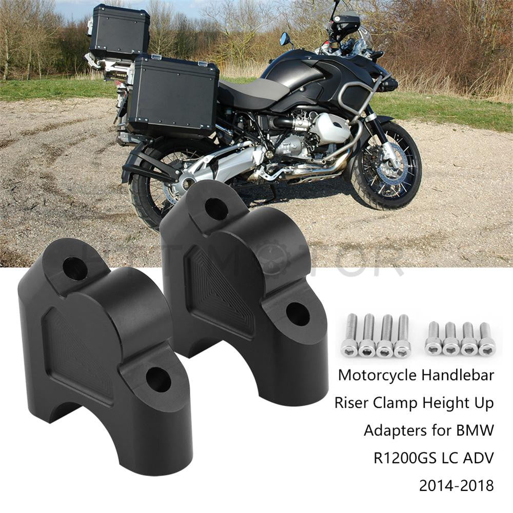 2pcs 32mm Handlebar Risers With Bolts fits for BMW R1200GS LC ADV Black